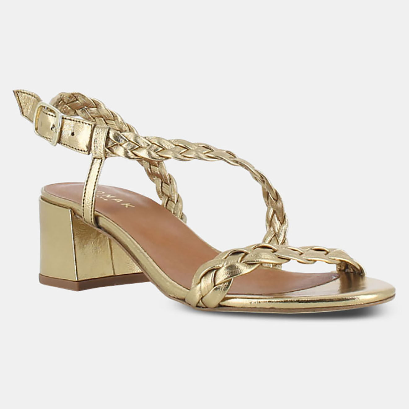 Jonak Sandales en Cuir Alfred platine - Talon 5.5 cm