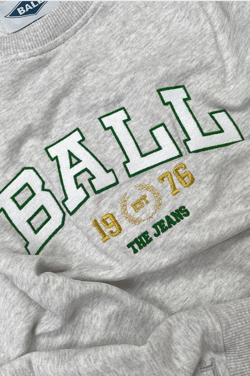 Ball Sweatshirt L. Taylor white melange
