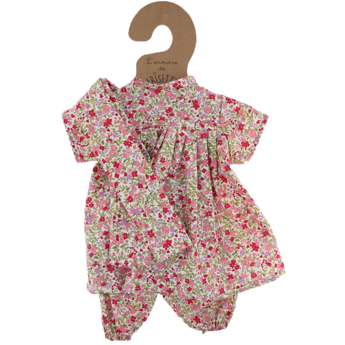 Tenue de poupée Rosie Fleurette Rose Frisette