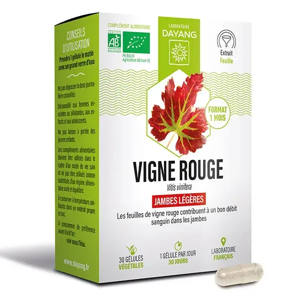 Dayang Organic Red Vine Herbal Medicine 30 cápsulas