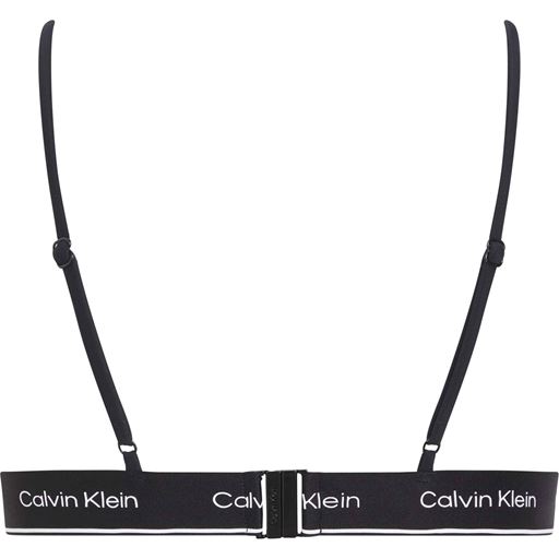 Calvin Klein Triangle Bikinitop, Black, L