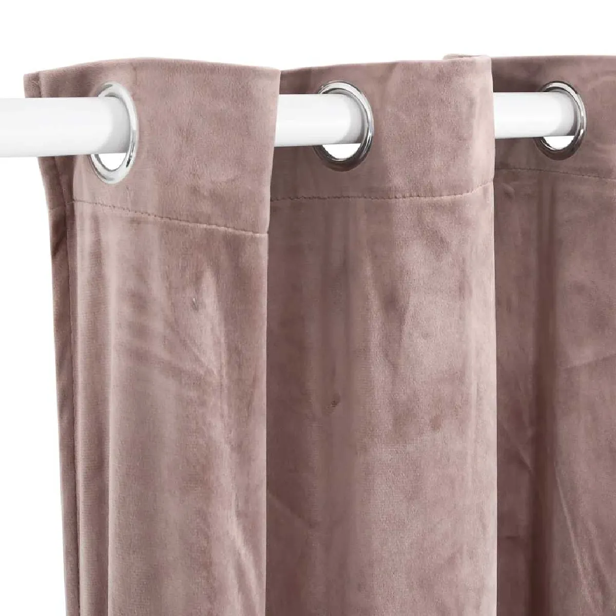 vidaXL Rideau occultant Velours Rose 290x245 cm