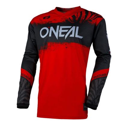 Maillot cross O'Neal ELEMENT - SHOCKER 2025 - Noir / Rouge