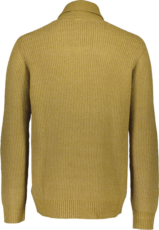 Lindbergh Shawl collar knit cardigan Brun