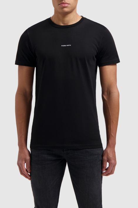 Pure Path zwarte heren t-shirt
