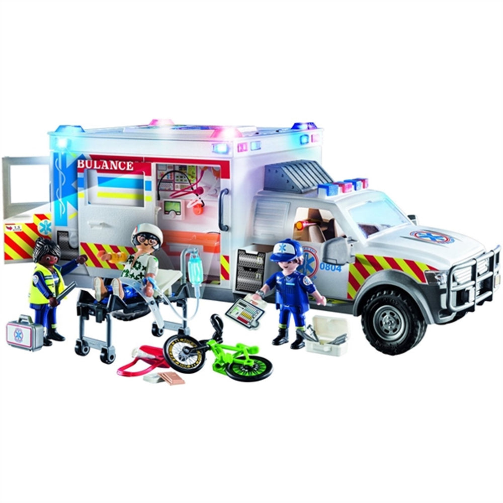 Køb Playmobil® City Action - Redningskøretøj: Amerikansk Ambulance