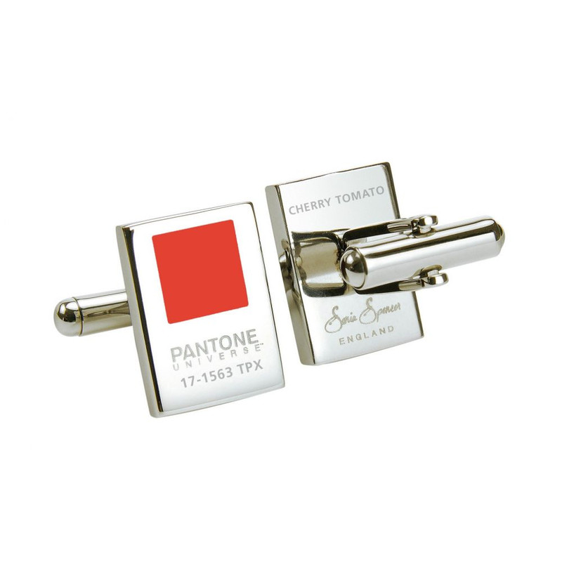 Boutons de manchette, Pantone Cherry Tomato