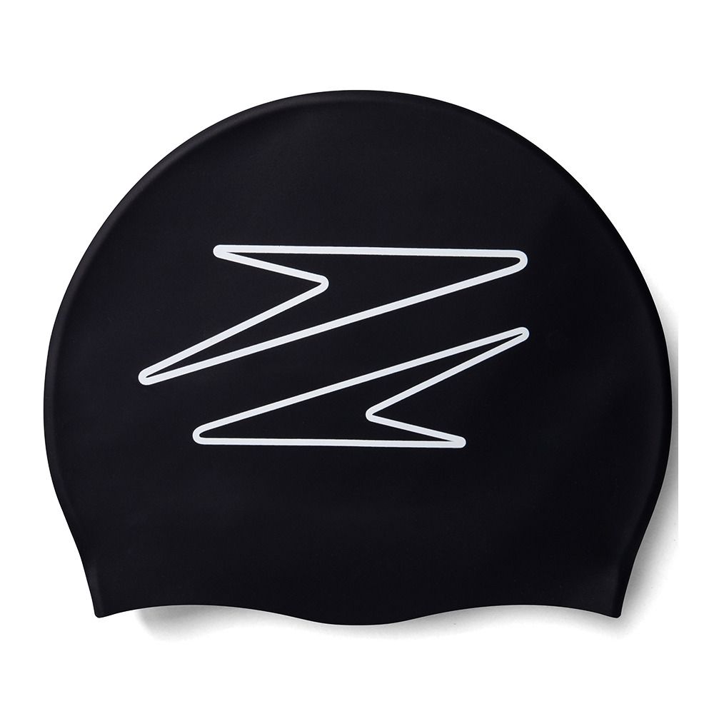 Speedo PRINTED SILICONE - Bonnet de bain blackwhite