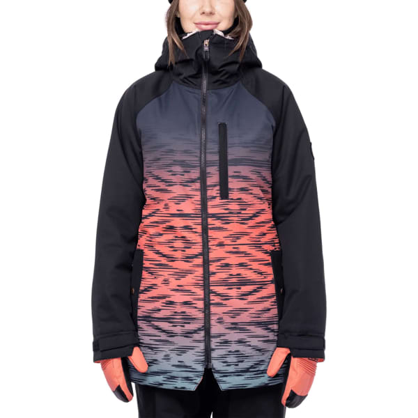 Veste snowboard 686 WMNS DREAM INSULATED JKT BLACK IKAT FADE