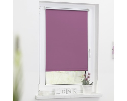 Lichtblick Thermo klemrolgordijn, geen boren nodig, fuchsia, 45x150 cm, inclusief klembeugels
