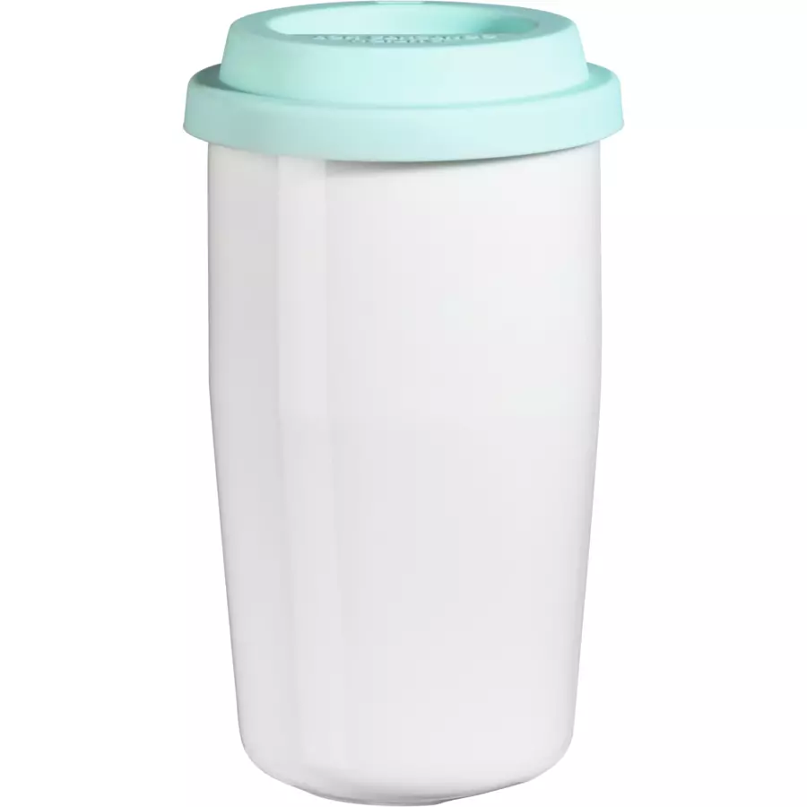 ASA Selection Thermobecher groß weiß  türkis