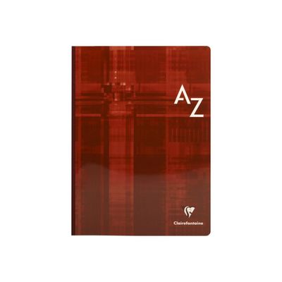 Clairefontaine - Répertoire broché A4 (21x29,7 cm) - 192 pages - petits carreaux (5x5 mm) - disponible dans différentes couleurs