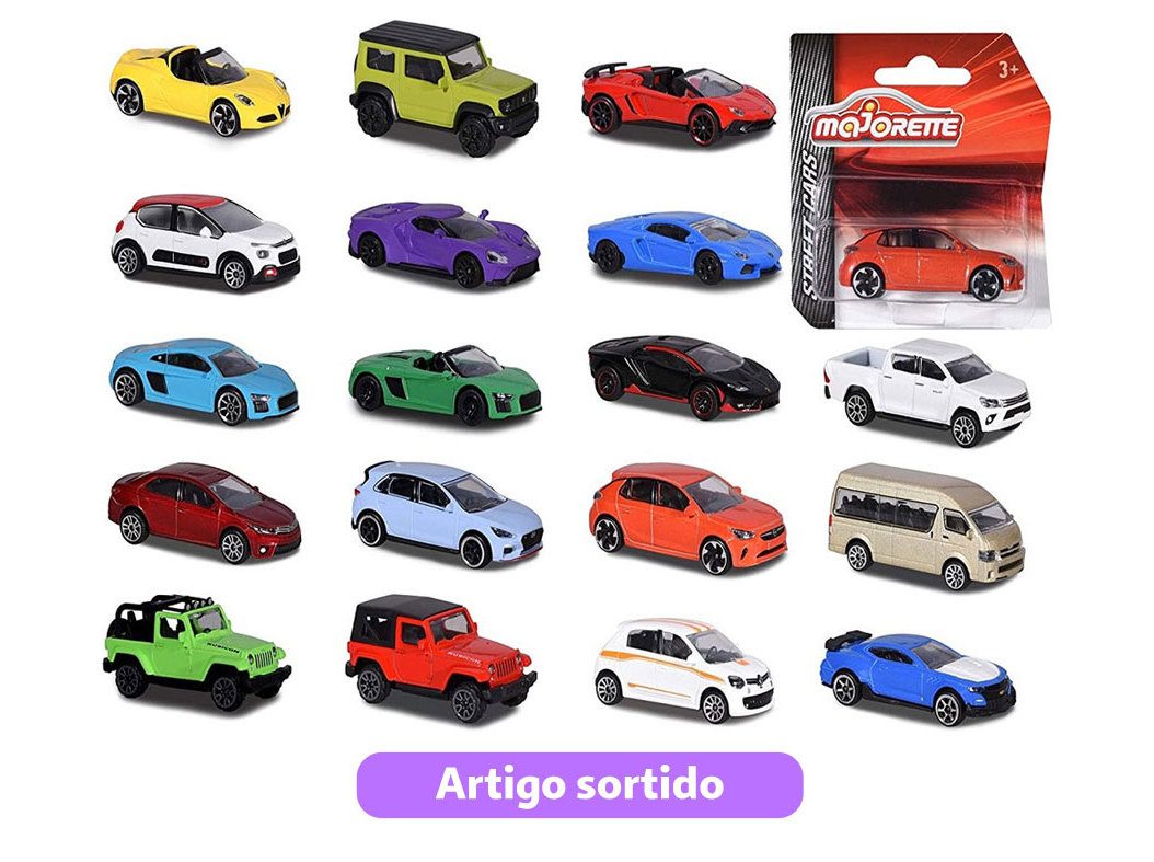 VEICULOS MINIATURA MAJORETTE CARRO SÉRIE 2 MODELOS SORTIDOS