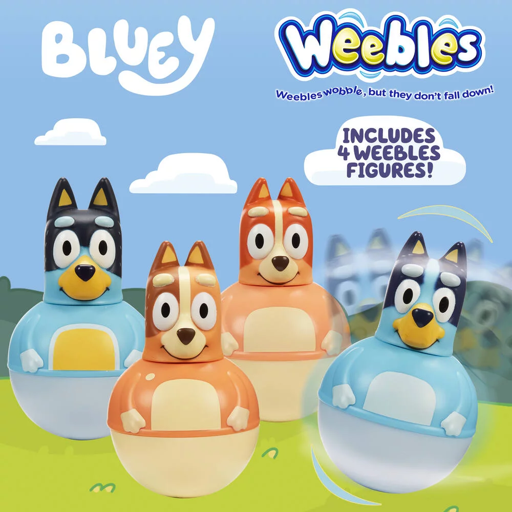BLUEY - COFFRET 4 PERSONNAGES