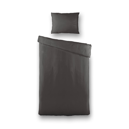 Dekbedovertrek Silk Satin  - Antraciet