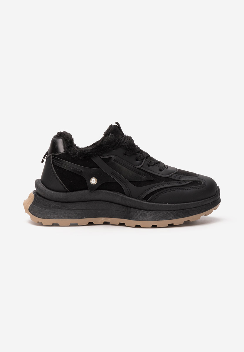 Baskets d'hiver pour femmes noirs Elliza