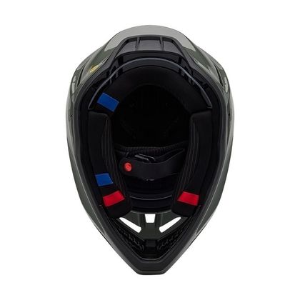 Casque cross Fox V3 RS CARBON SOLID 2025 - Noir