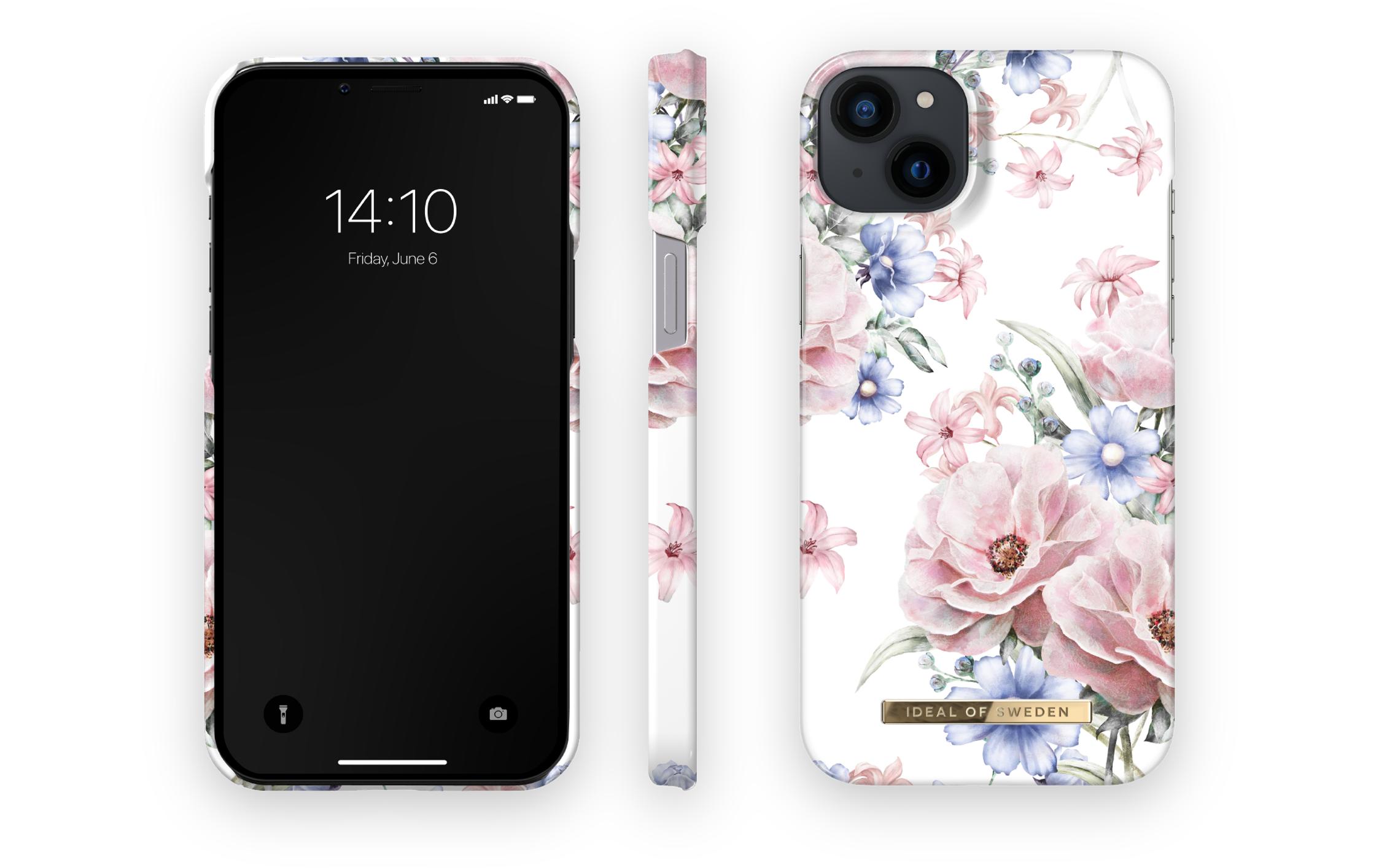 Back Cover Floral Romance iPhone 14 PlusPolycarbonat-Backcover im Blumen Muster-Look