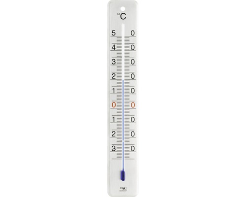 TFA geborstelde roestvrijstalen binnen-/buitenthermometer