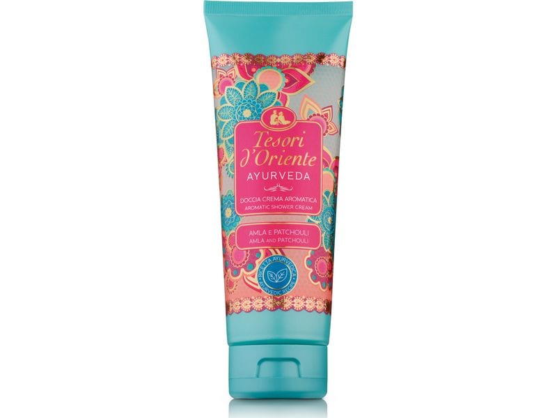 Tesori d'Oriente Duschgel Ayurveda 200 ml Wohltuende Pflegedusche mit dem Duft nach Patchouli