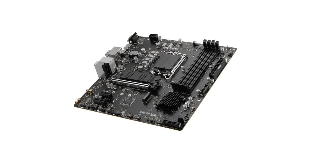 MSIPRO B760M-P socket 1700 moederbord  (Zwart, RAID, Gb-LAN, Sound, µATX)