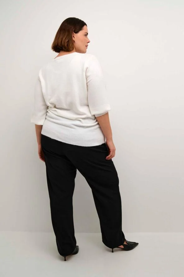 Kaffe Curve KCmerida Pullover Chalk cc.