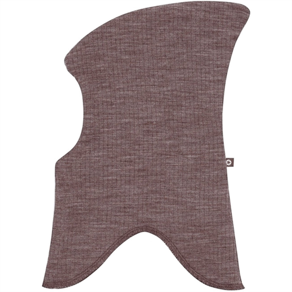Uld Drop Needle Elefanthue 2-lags Rose Brown