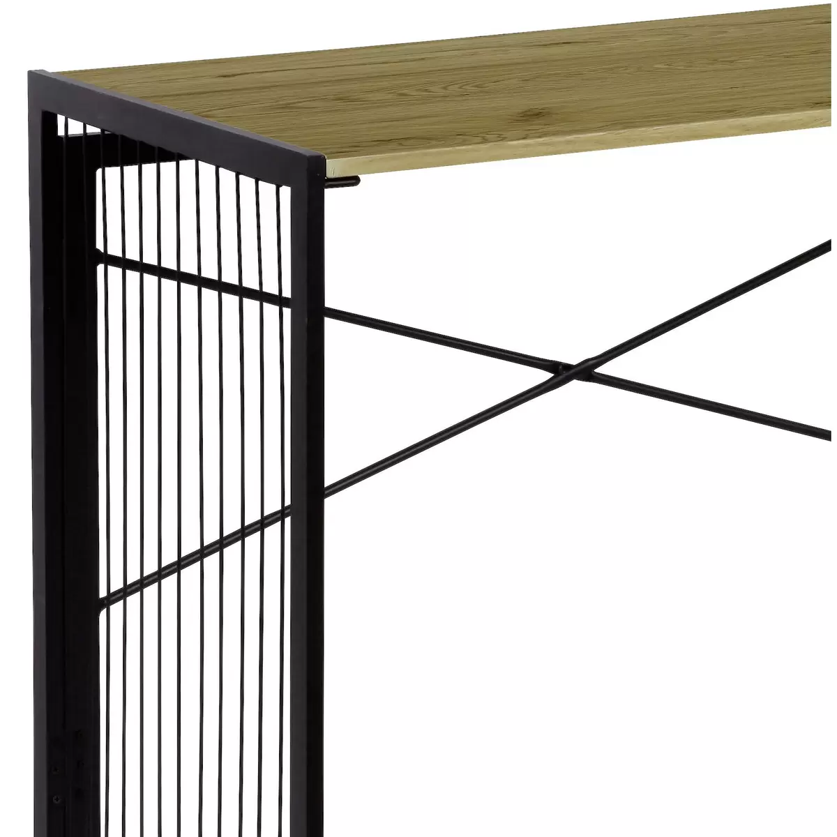 Schreibtisch Klapp Eiche,schwarz