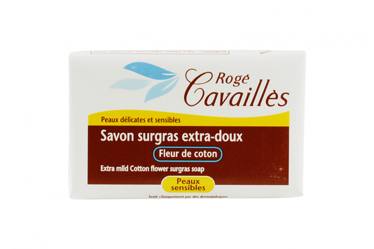 Savon surgras extra-doux fleur de coton 150g
