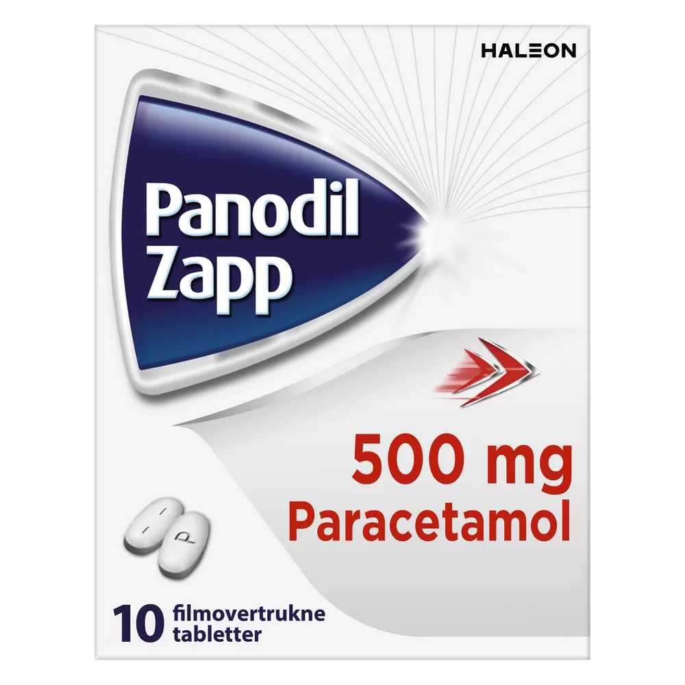Panodil Zapp 500 mg - 10 tabletter