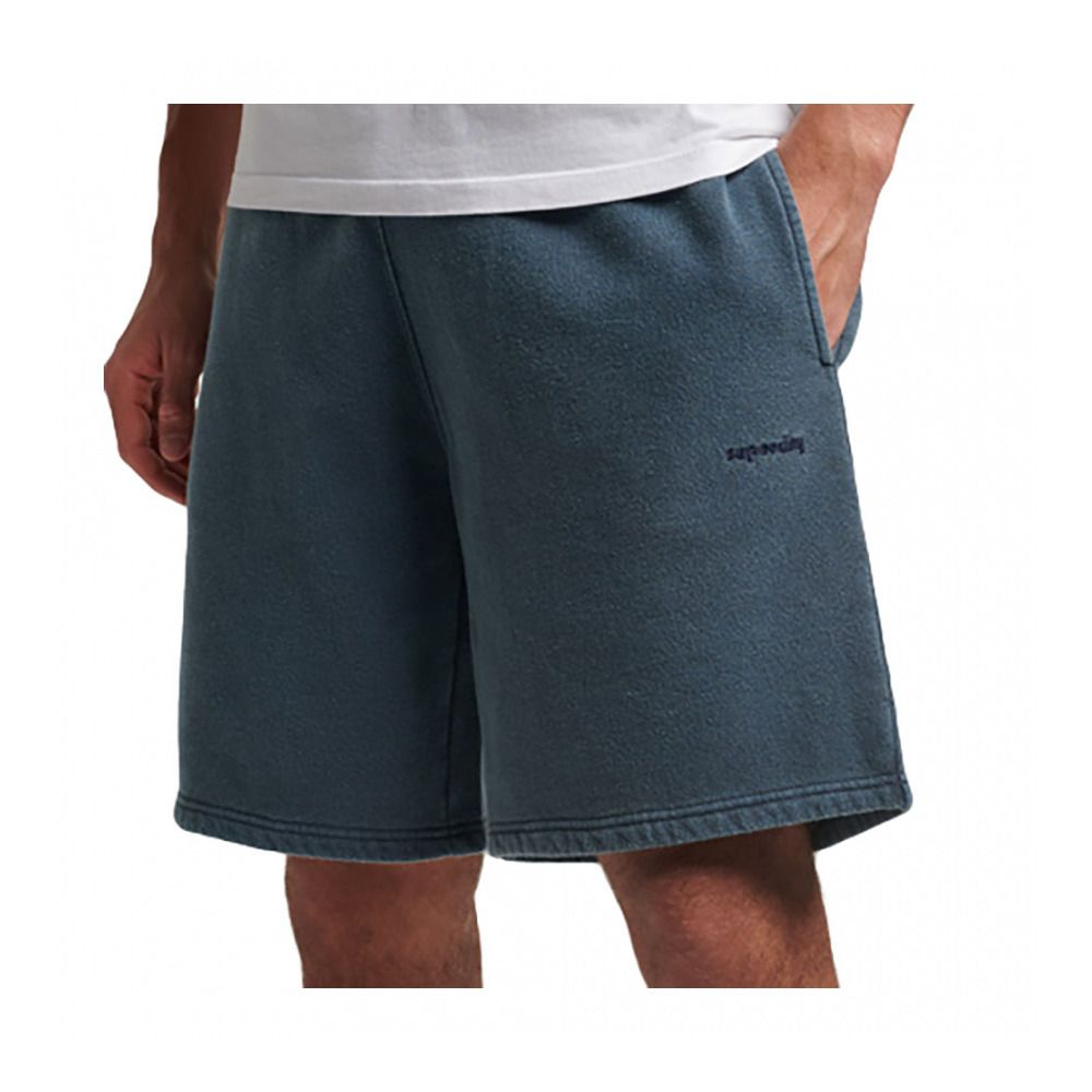 Superdry VINTAGE MARK - Short Homme eclipse navy