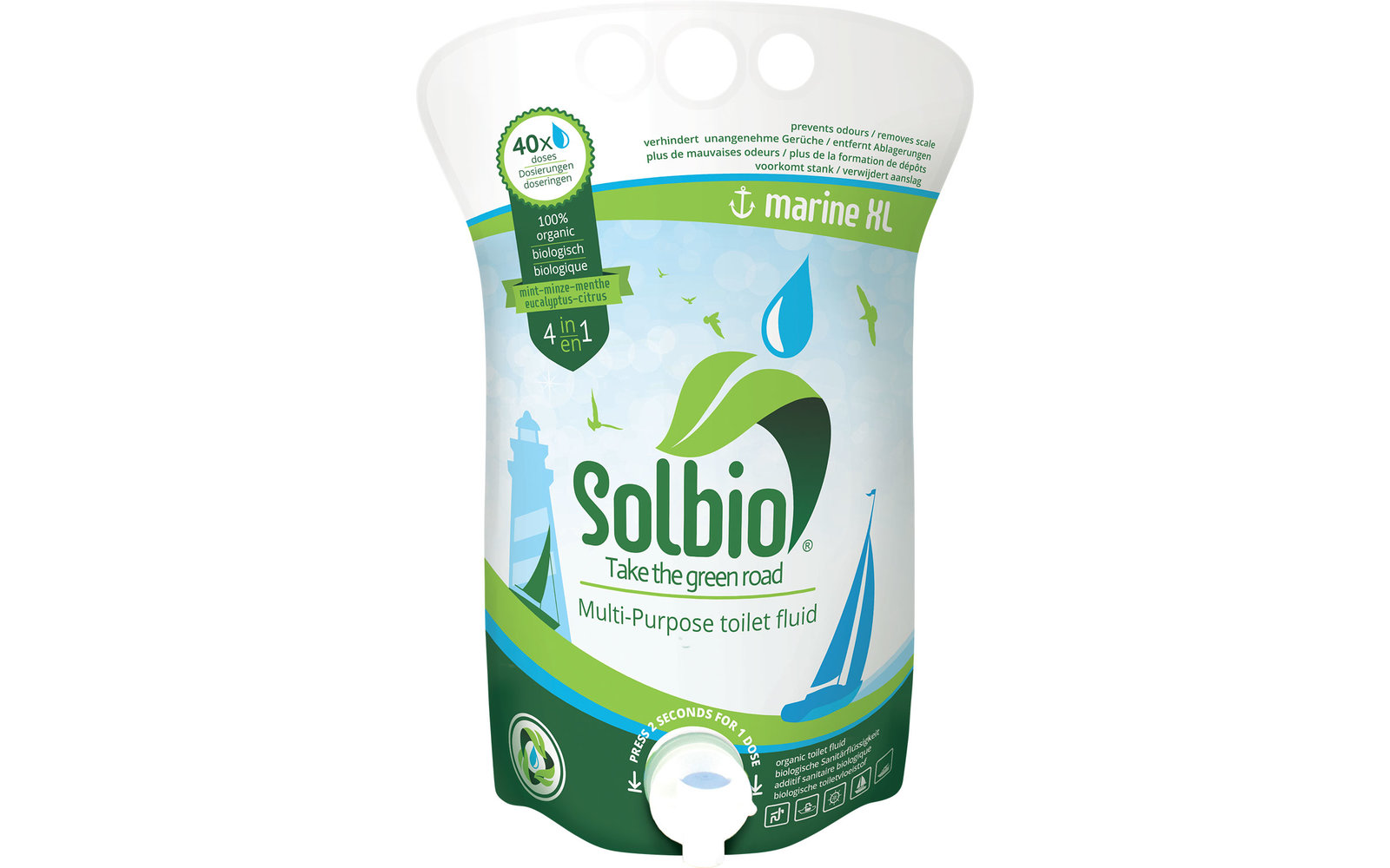 Solbio Marine XL Biologische Sanitärflüssigkeit 1,6 Liter