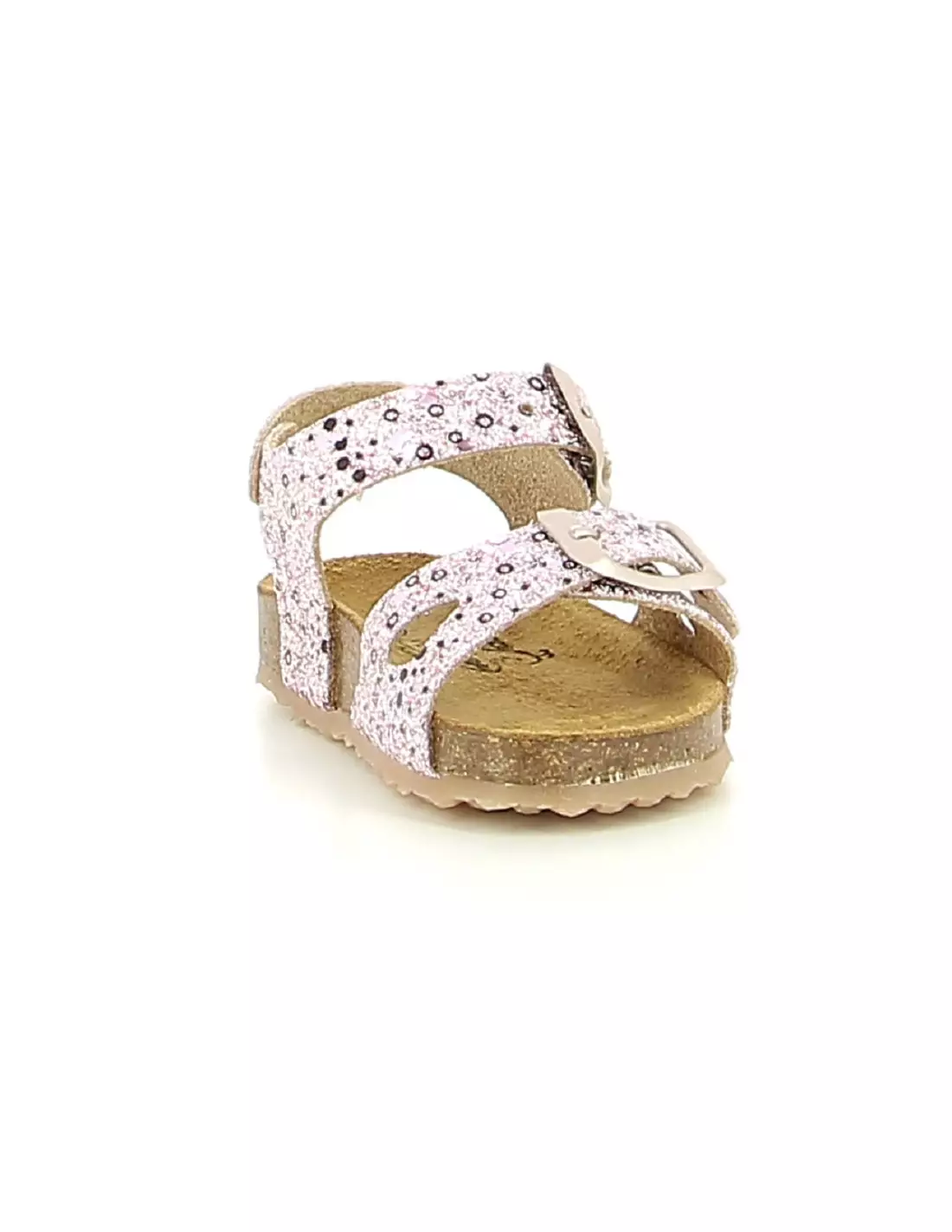 PLAKTON POXI GLITTER BRUSH ROSE - Sandales & nu-pieds Rose