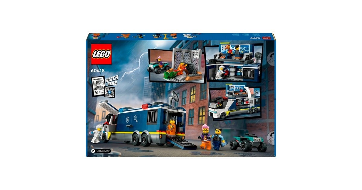 LEGOCity - Politielaboratorium in truck Constructiespeelgoed  (60418)