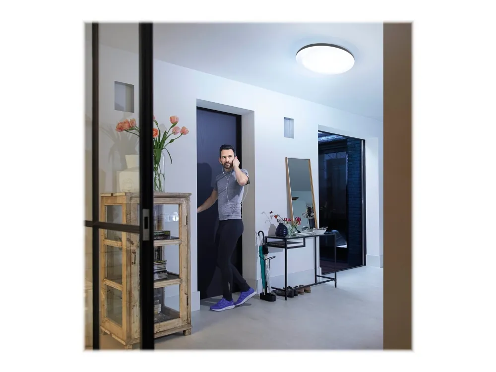 Philips Hue White ambiance Cher - Loftslampe - LED - 24 W (tilsvarende 204 W) - klasse F - varmt til køligt hvidt lys - 2200-6500 K - sort