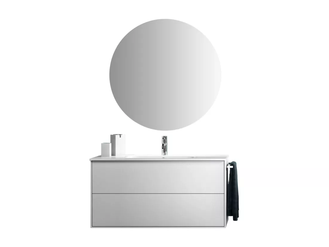Ensemble de salle de bain 4 pièces IGEA blanc mat