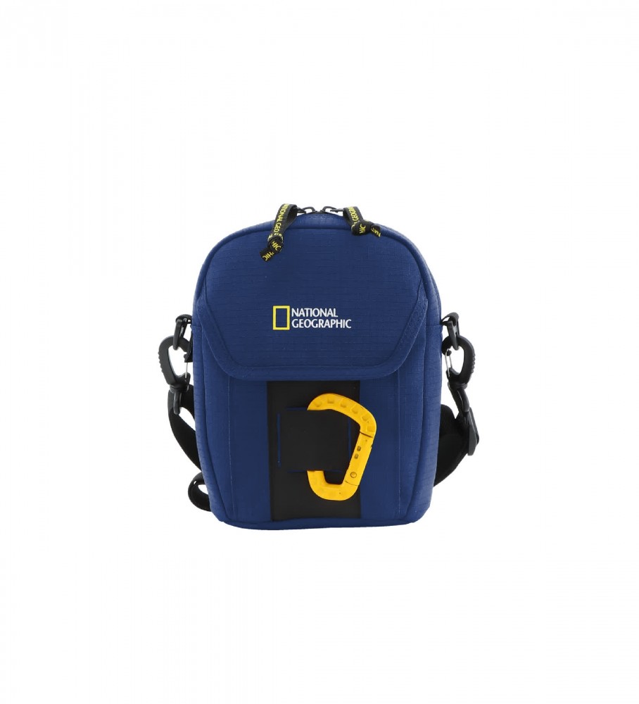 Bolsa de ombro e cintura National Geographic Explorer III, azul-marinho, 16 cm de largura x 11 cm de profundidade x 23 cm de altura.