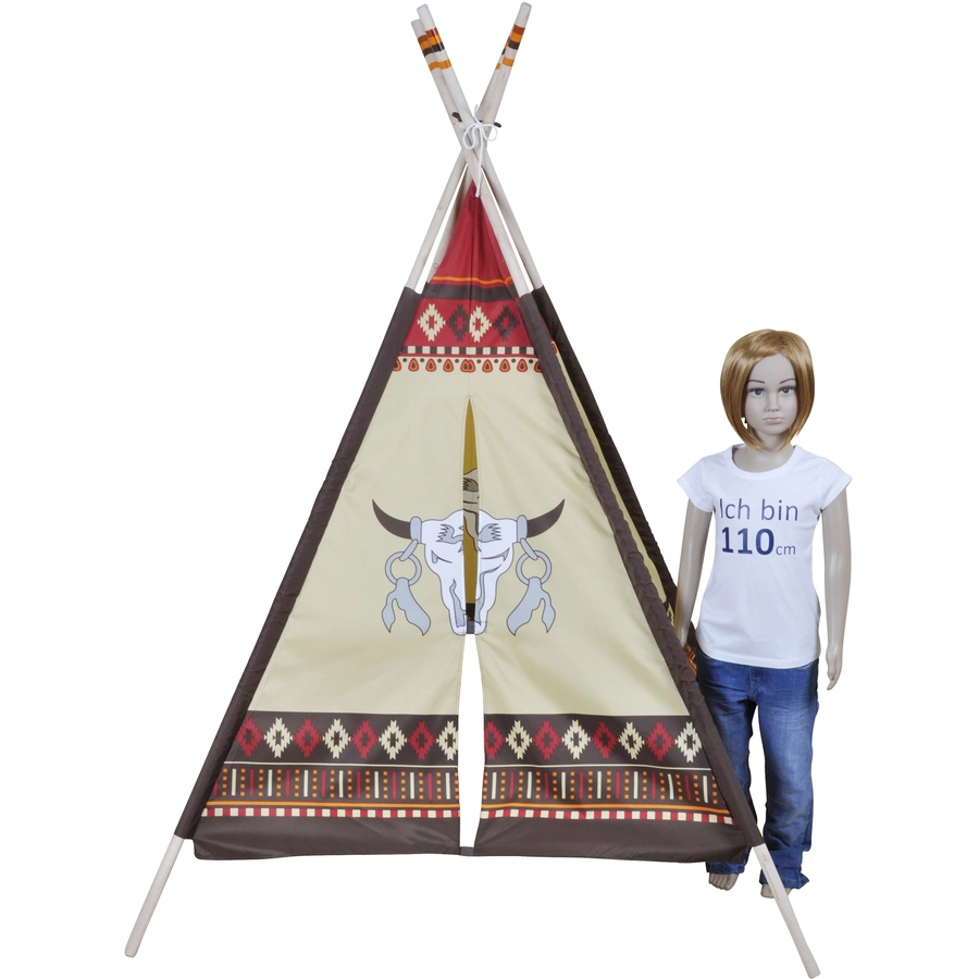 knorr toys® Tipi Indianer braun