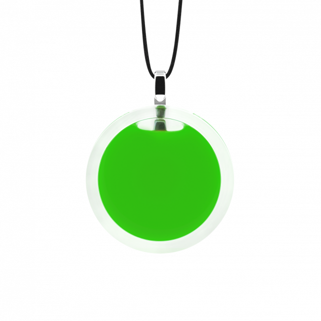 Pendentif en verre soufflé - Cachou Mini Milk