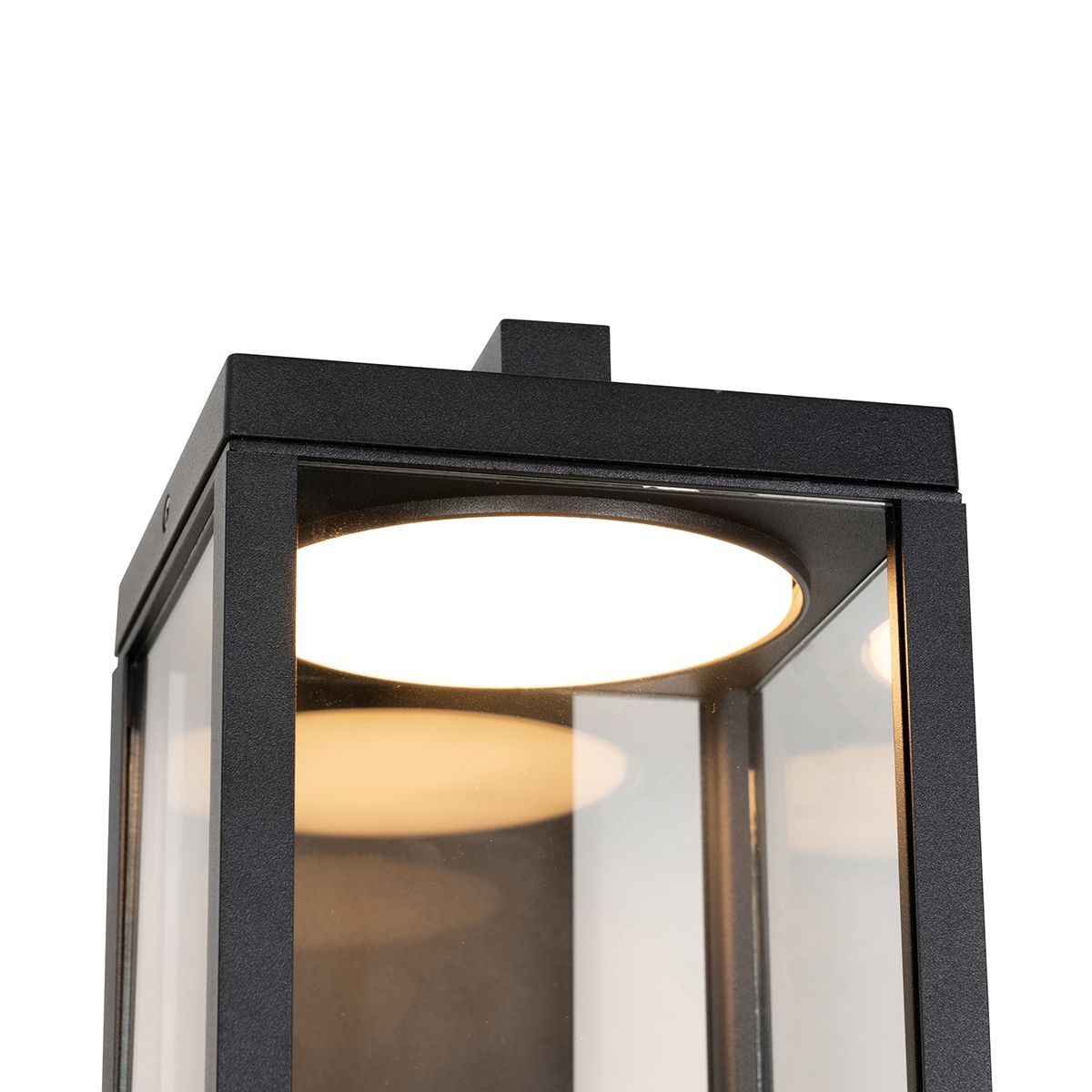 Buiten wandlantaarn zwart incl. LED bewegingssensor - Ferdinand