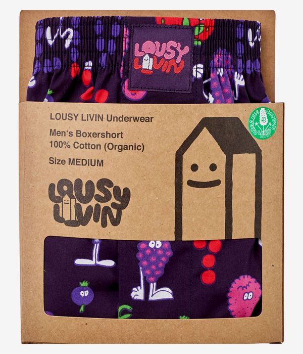 Lousy Livin Berry Mix Boxershorts (dark berry)