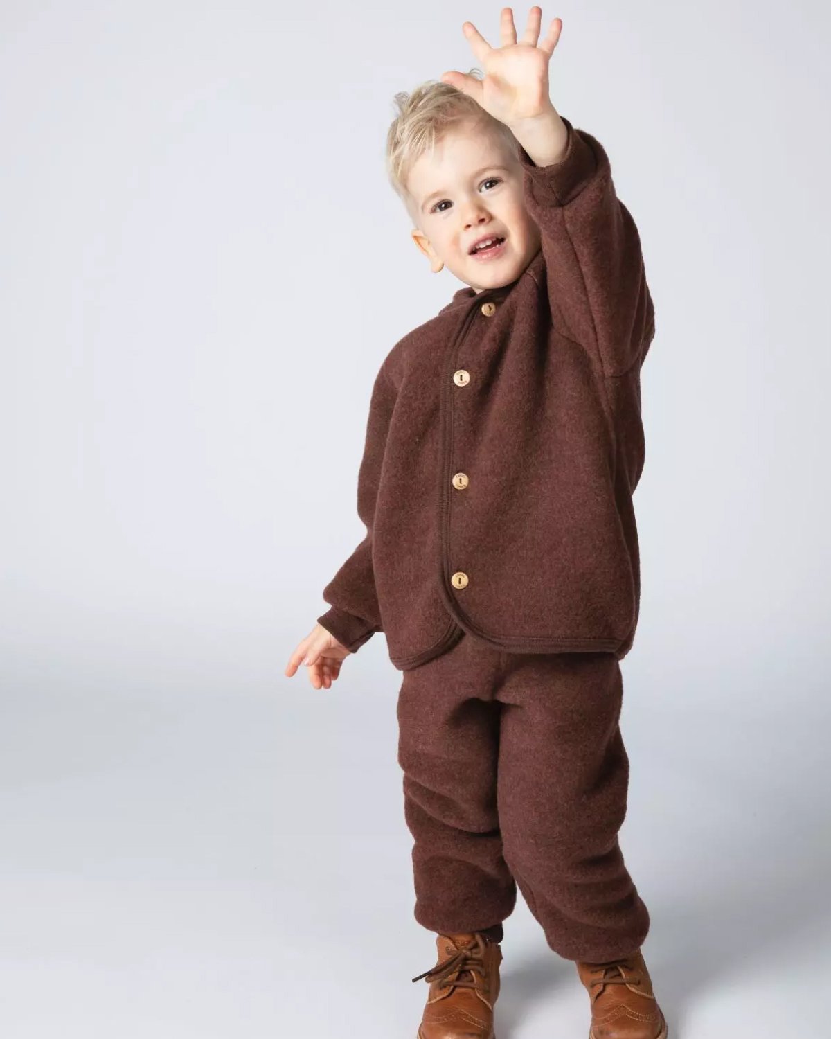 Ulljakke i tykk Ullfleece – 100% Merino
