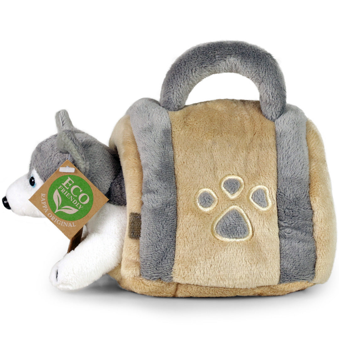 rappa knuffelhond husky - 13 cm