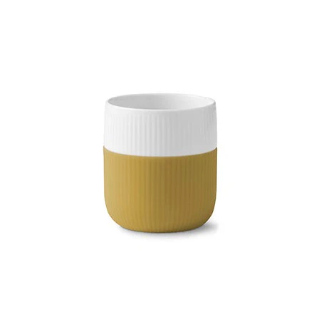 Royal Copenhagen  Riflet contrast krus, Sennep - 33 cl.