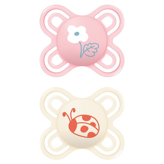 Lot de 2 Sucettes Perfect Silicone Naissance Aléatoire   0 - 2 mois   de               Mam