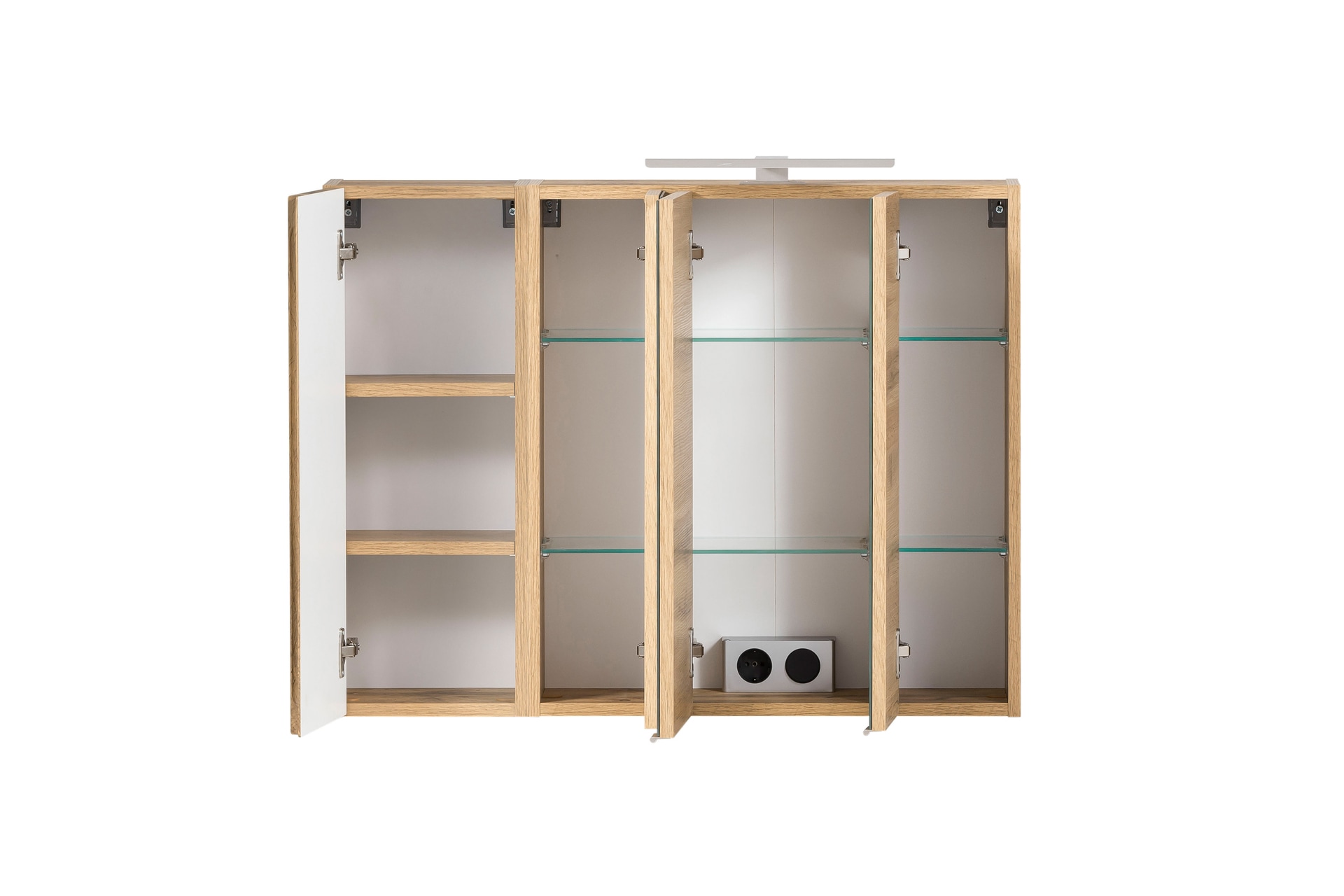 Badkombination GENT braun/weiß 105 cm