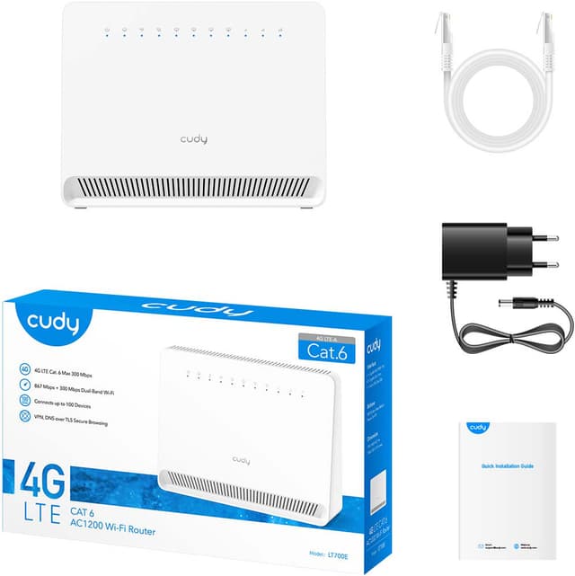 Cudy LT700E 4G+ LTE router
