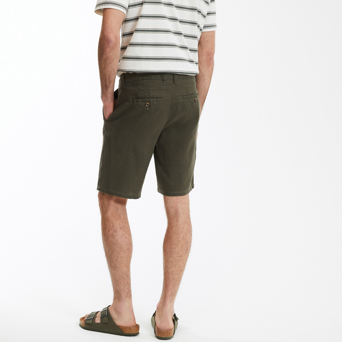 COLEÇÕES LA REDOUTE<br>Bermudas de linho
