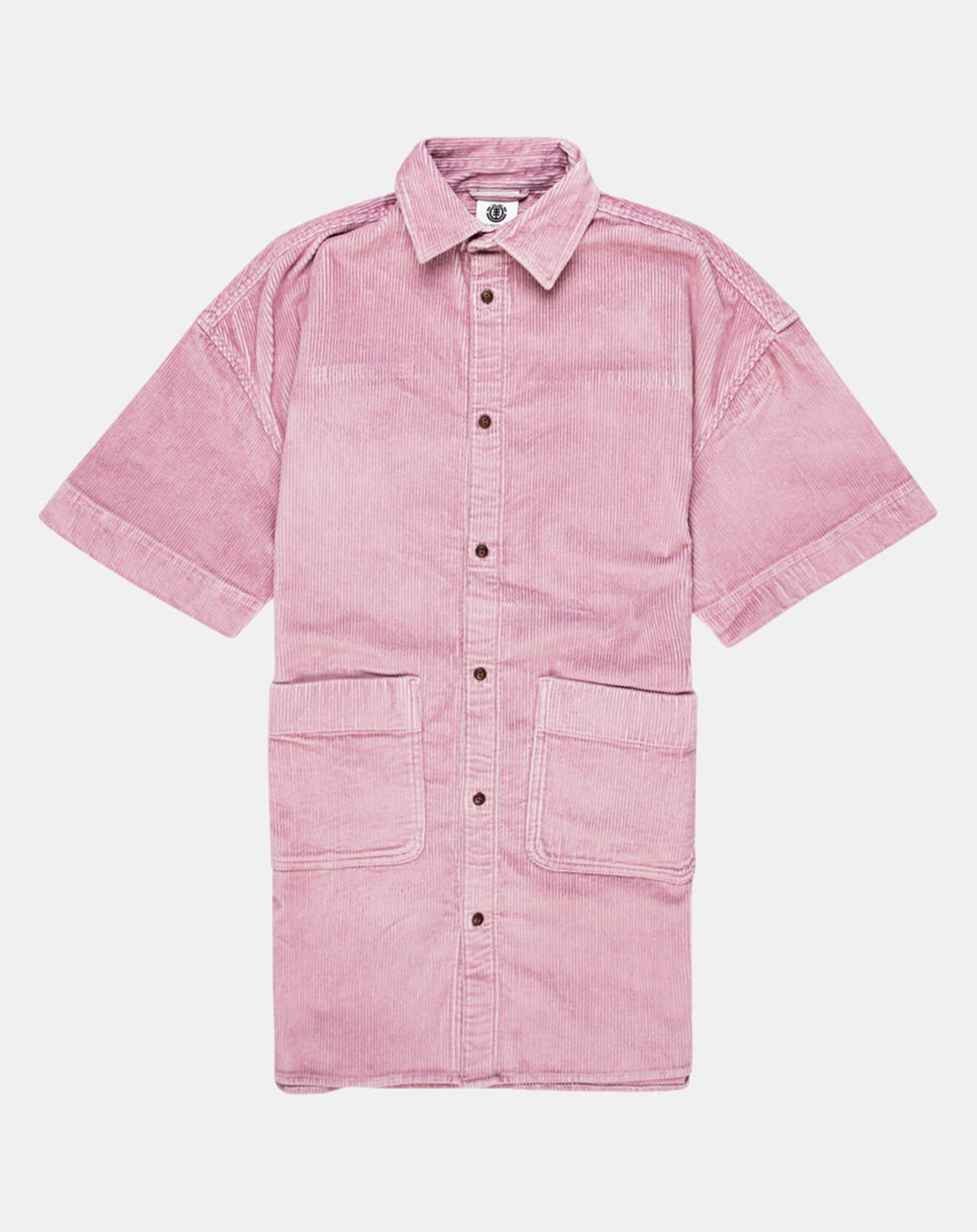 Element Robe en Velours côtelé rose