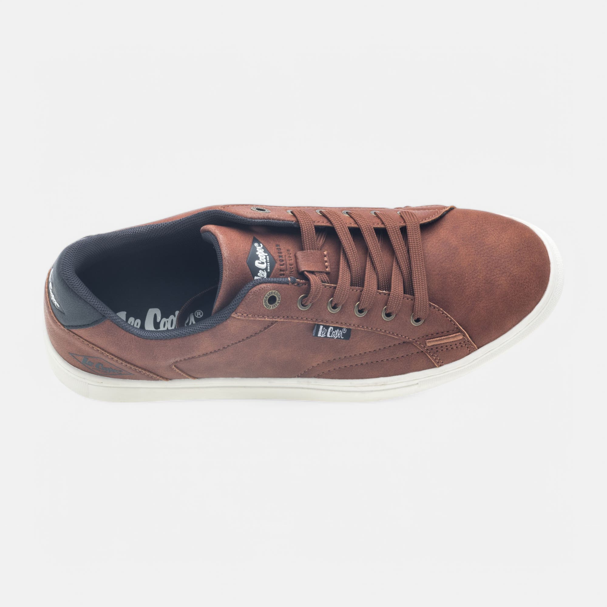 Baskets basses Homme cognac